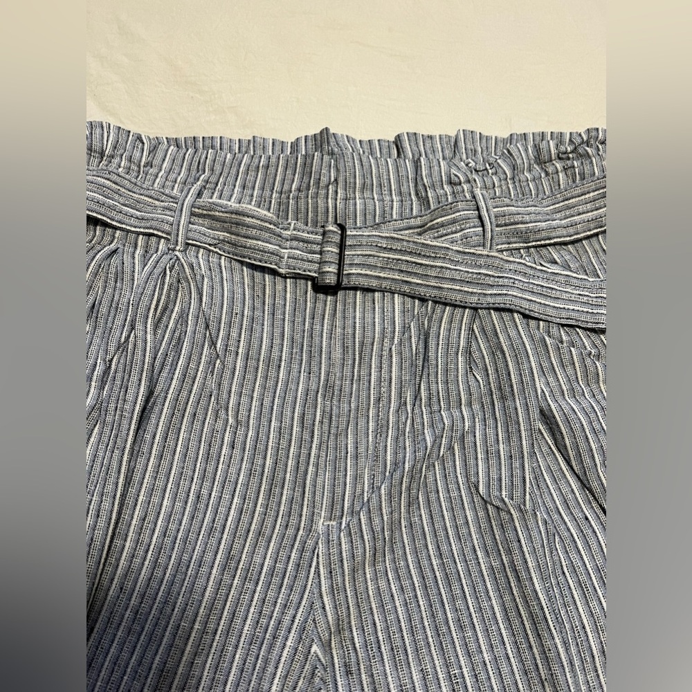 Wide leg trouser pants